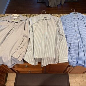 3 Calvin Klein button collared shirts